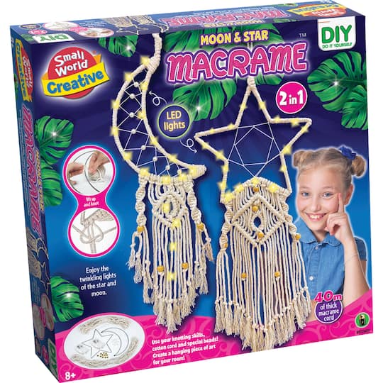 Small World Toys Moon & Star Macrame Kit | Michaels®
